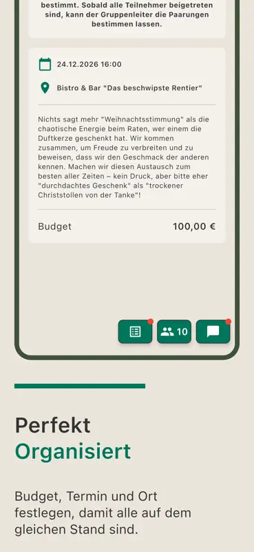 Wichteln Helfer App screenshot 3 of 5