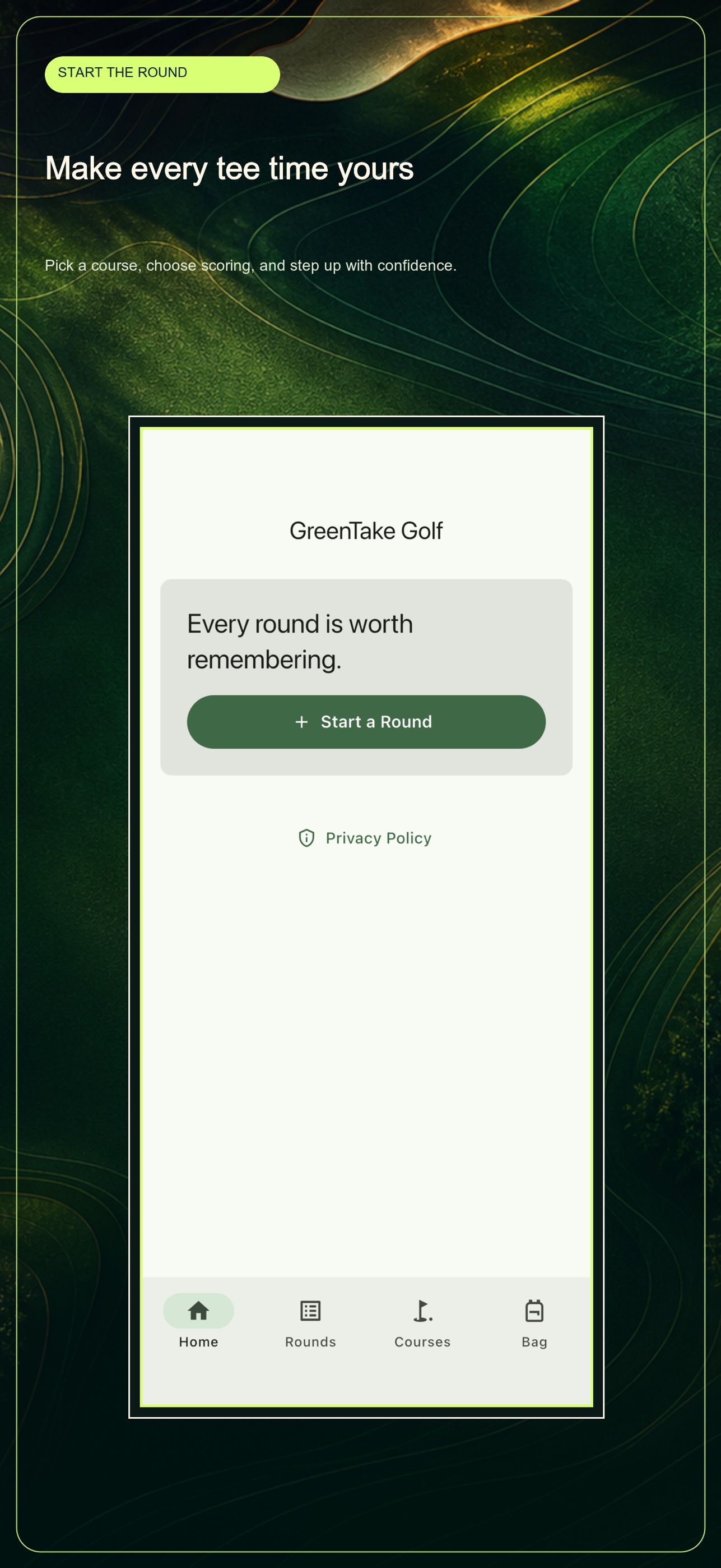 Screenshot 1 of GreenTake Golf