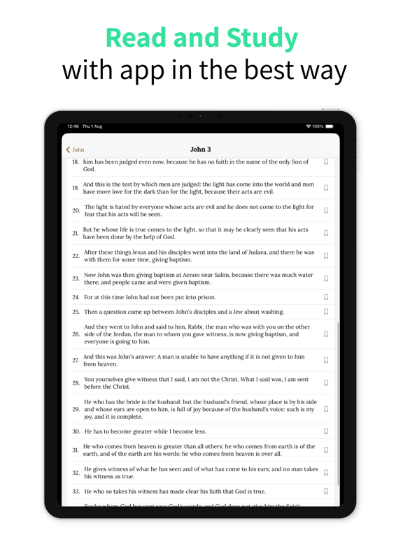 Daily Bible Morning Prayer iPad screenshot 3 - Productivity app