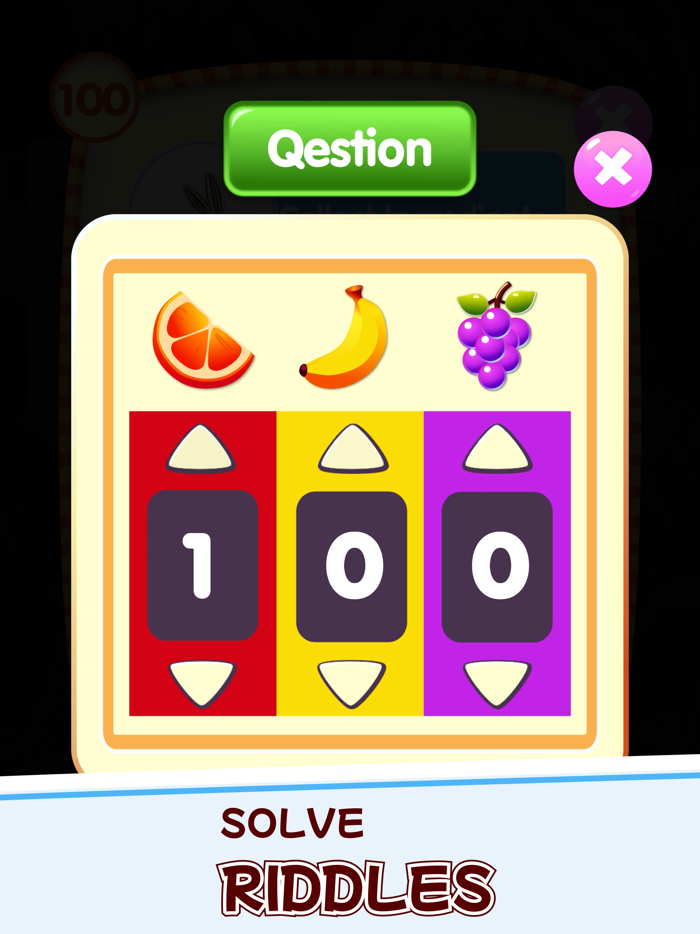 Nutty Match Fruit Riddles