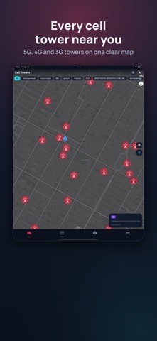 Cell Towers: 5G Antenna Map Screenshot 1 of 5