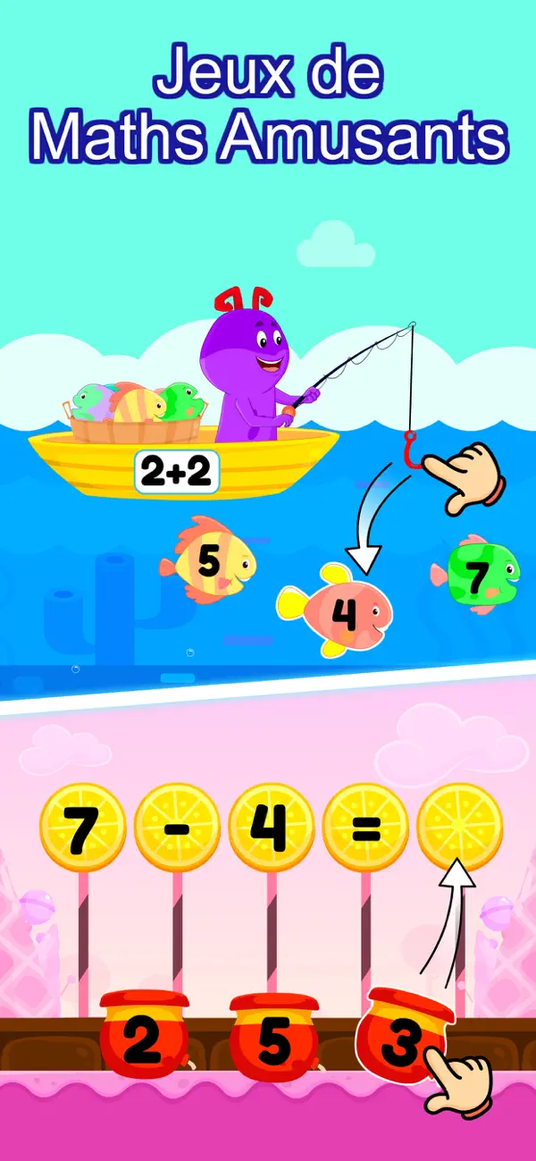 Screenshot #2 pour Addition Soustraction Jeux