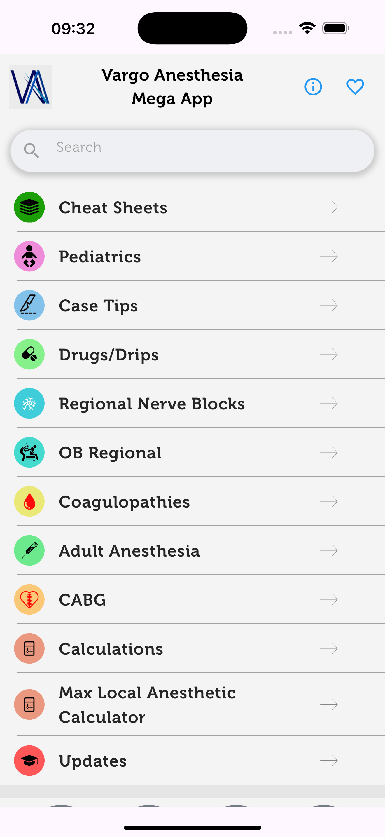 Vargo Anesthesia Mega App
