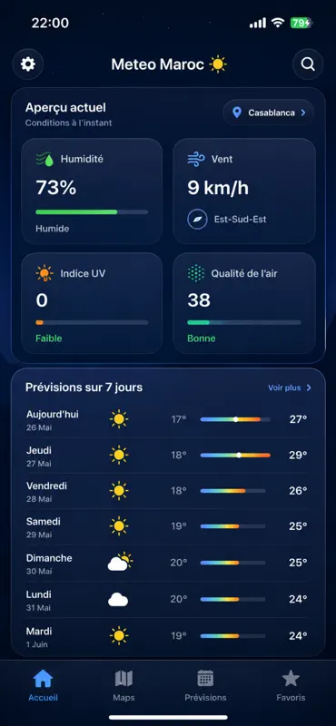 Meteo Maroc screenshot 4 of 4