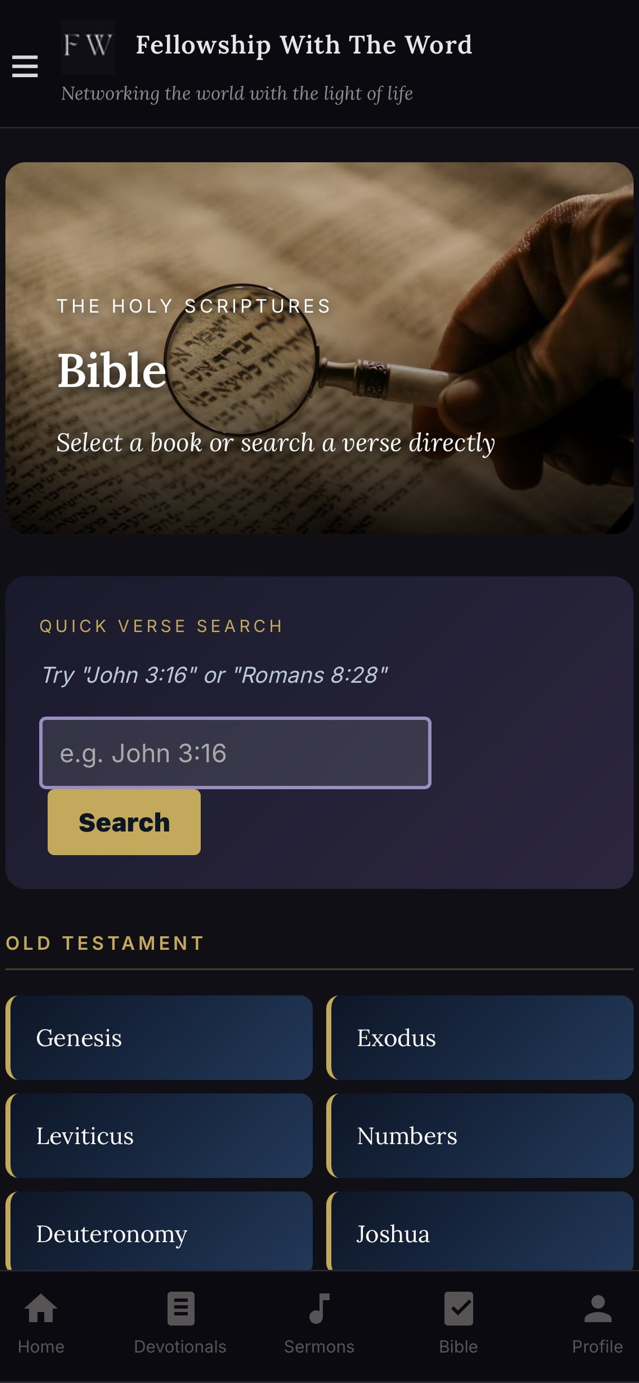 Fellowship With The Word screenshot 4