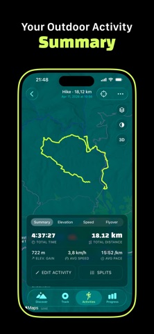 iSard: GPS Run & Hike Tracker Screenshot 4 of 10