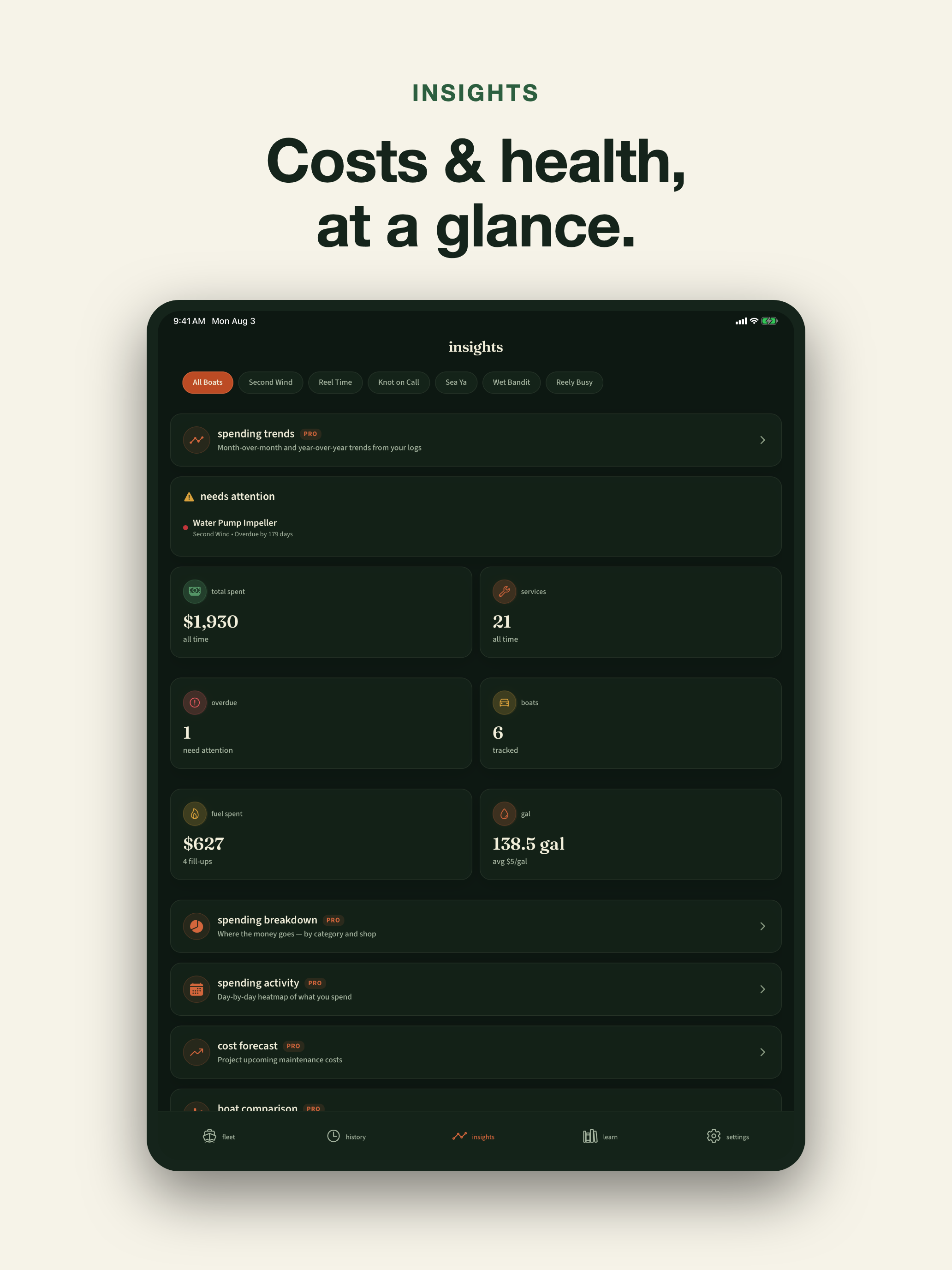 Boat Maintenance Planner & Log screenshot 6