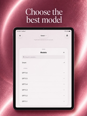 Quad Chat: AI Assistant iPad screenshot