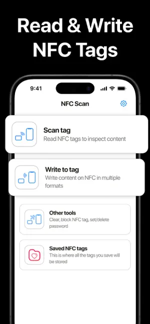 NFC Tag Writer & Reader + screenshot 2