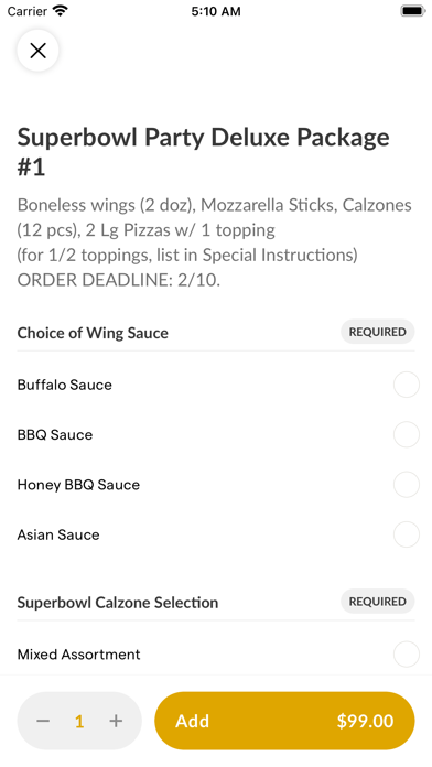 Aversanos Restaurant iPhone screenshot 4 - Food & Drink app