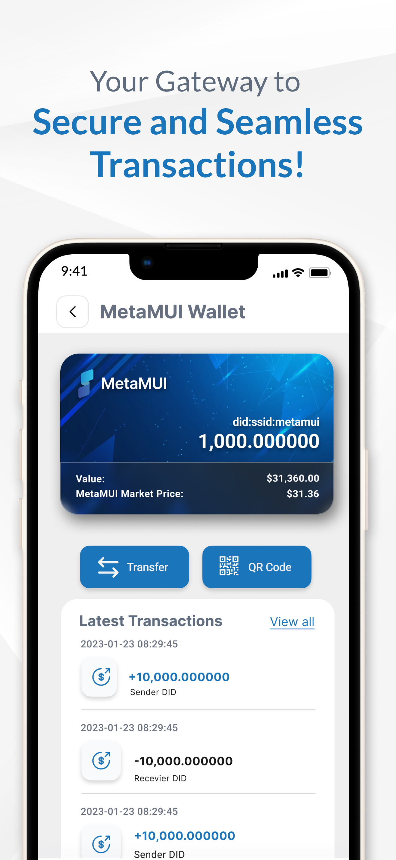 MetaMUI Wallet