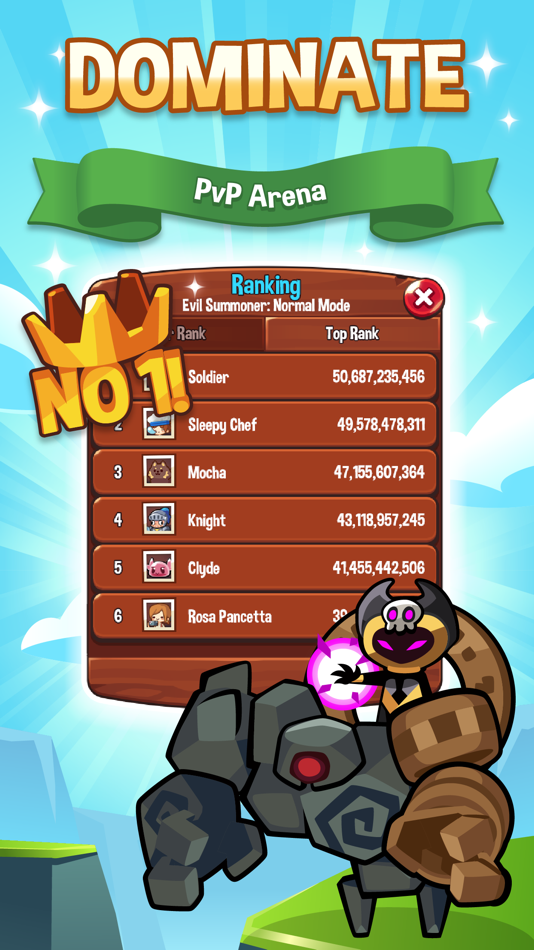 #6. Summoners Greed: Idle Tower TD (iOS) Por: PIXIO LIMITED
