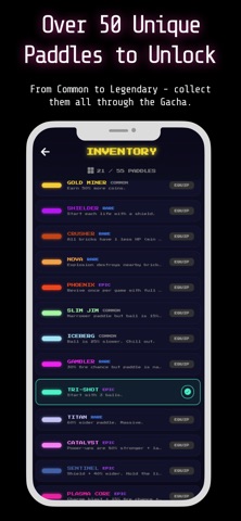 Neon Brick Pong screenshot
