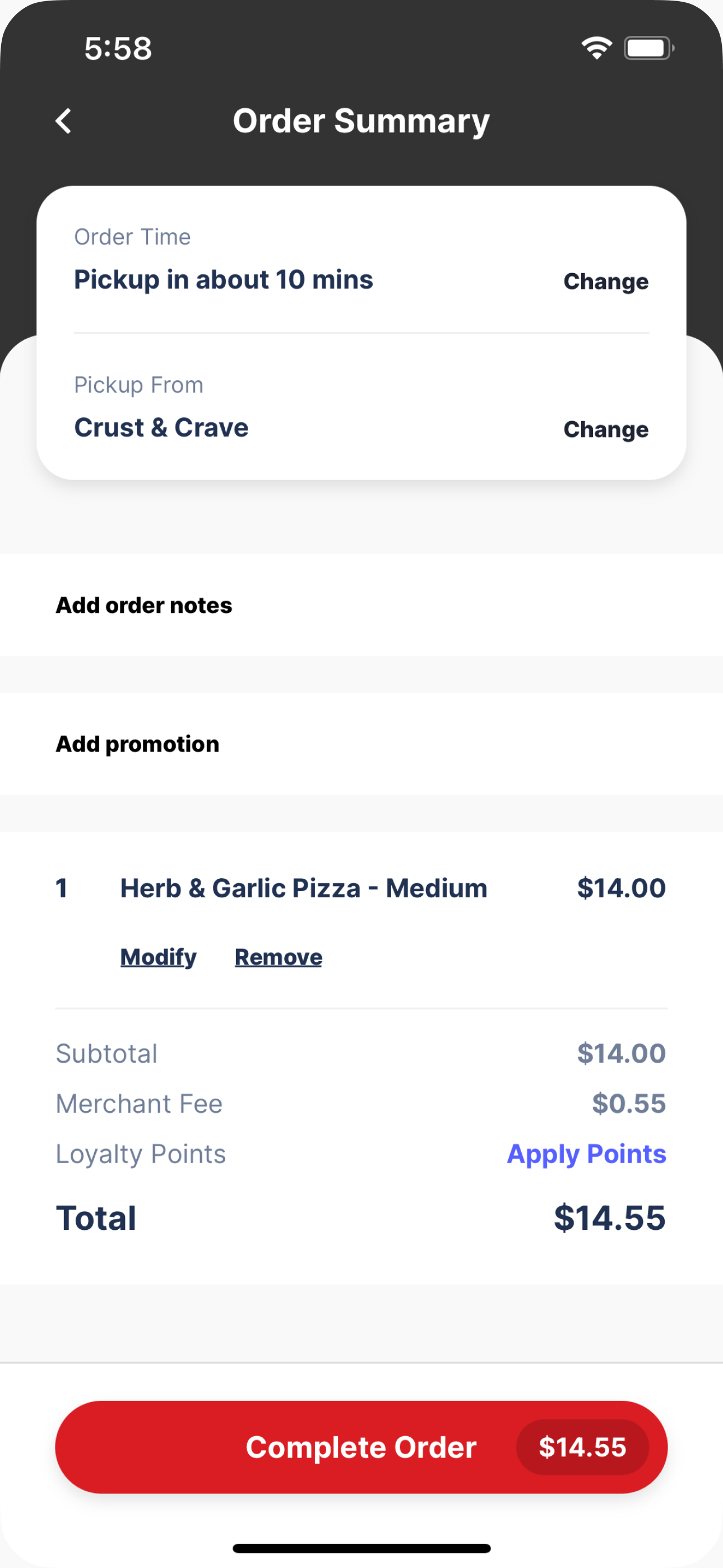 Crust & Crave screenshot 3