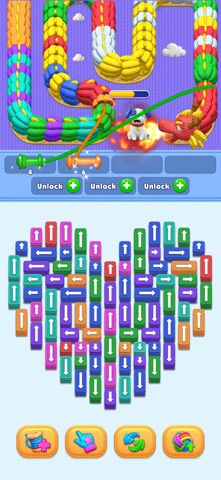Wool Blast: Yarn Color Rescue iPhone screenshot