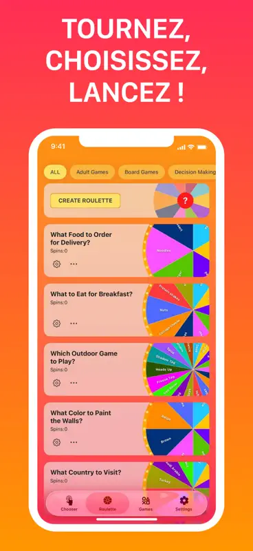 Chooser - Spin the Wheel screenshot 7 of 10