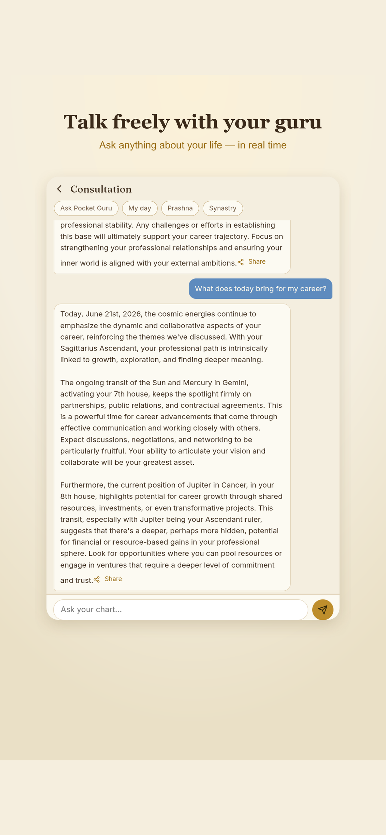 Pocket Guru: Astrology screenshot 4