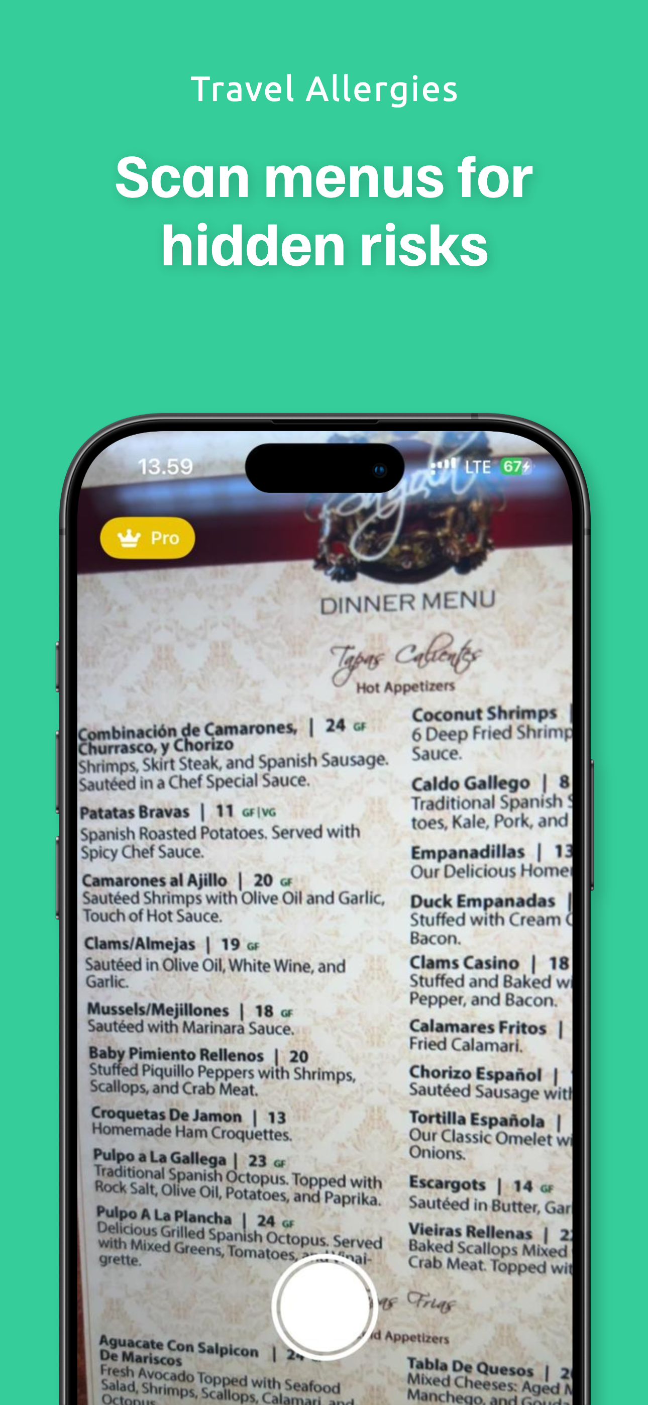 DinePeace: AI Allergy Scanner