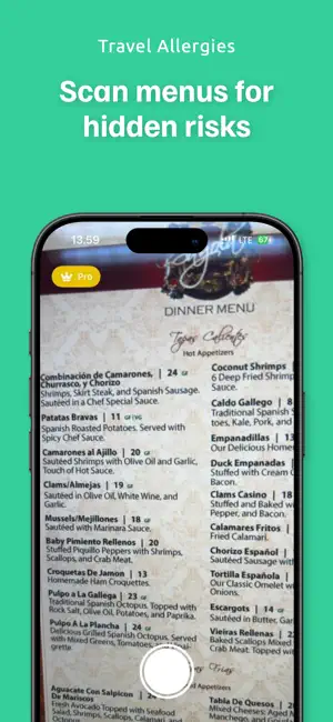 DinePeace: AI Allergy Scanner screenshot 3