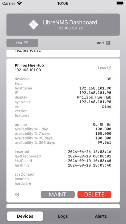 LibreNMS Dashboard screenshot-3