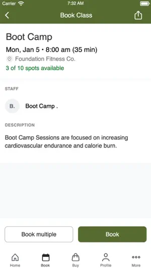 Foundation Fitness Check In screenshot 3