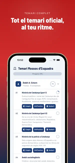 Mossos Coach - Oposicions screenshot 4