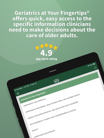 Geriatrics At Your Fingertips