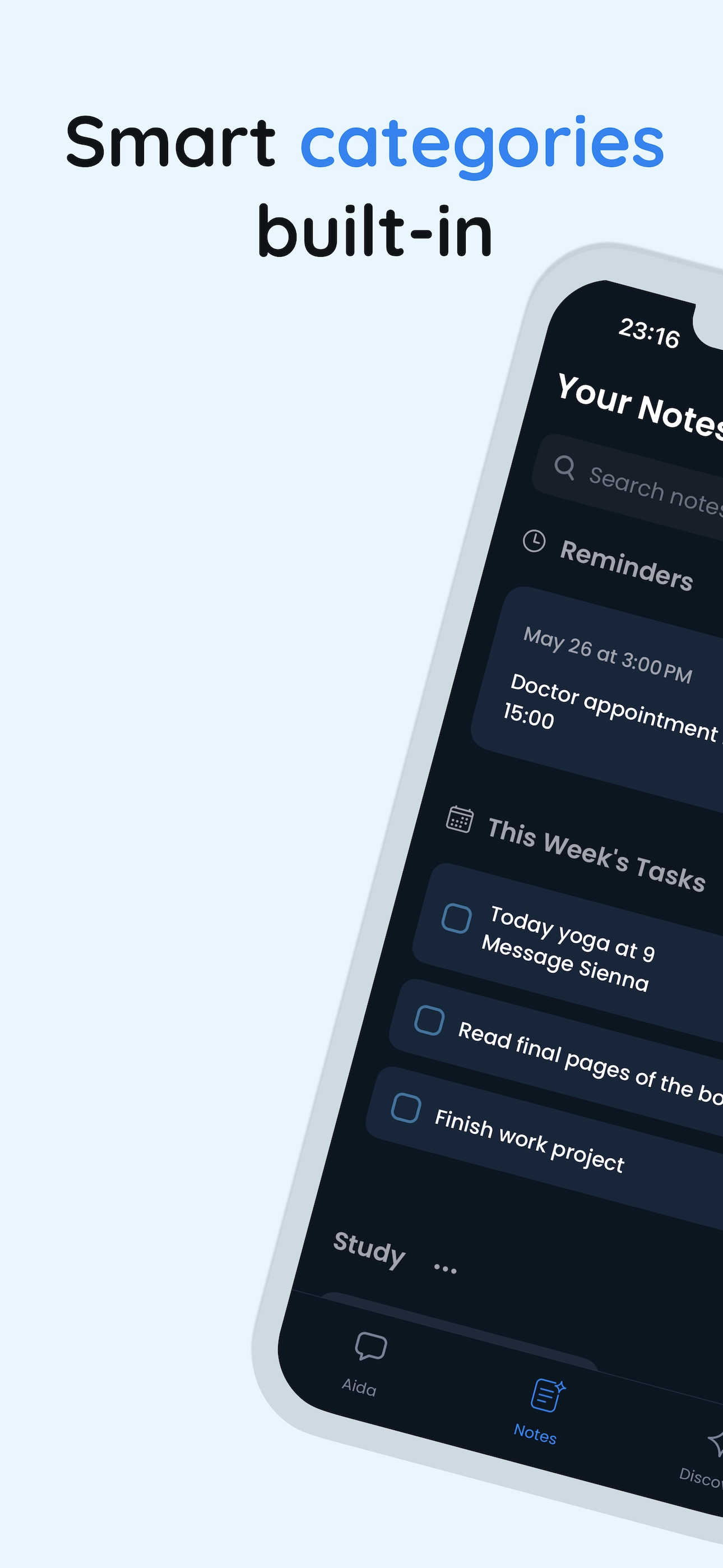 a.i.d.a - AI Notes Organizer
