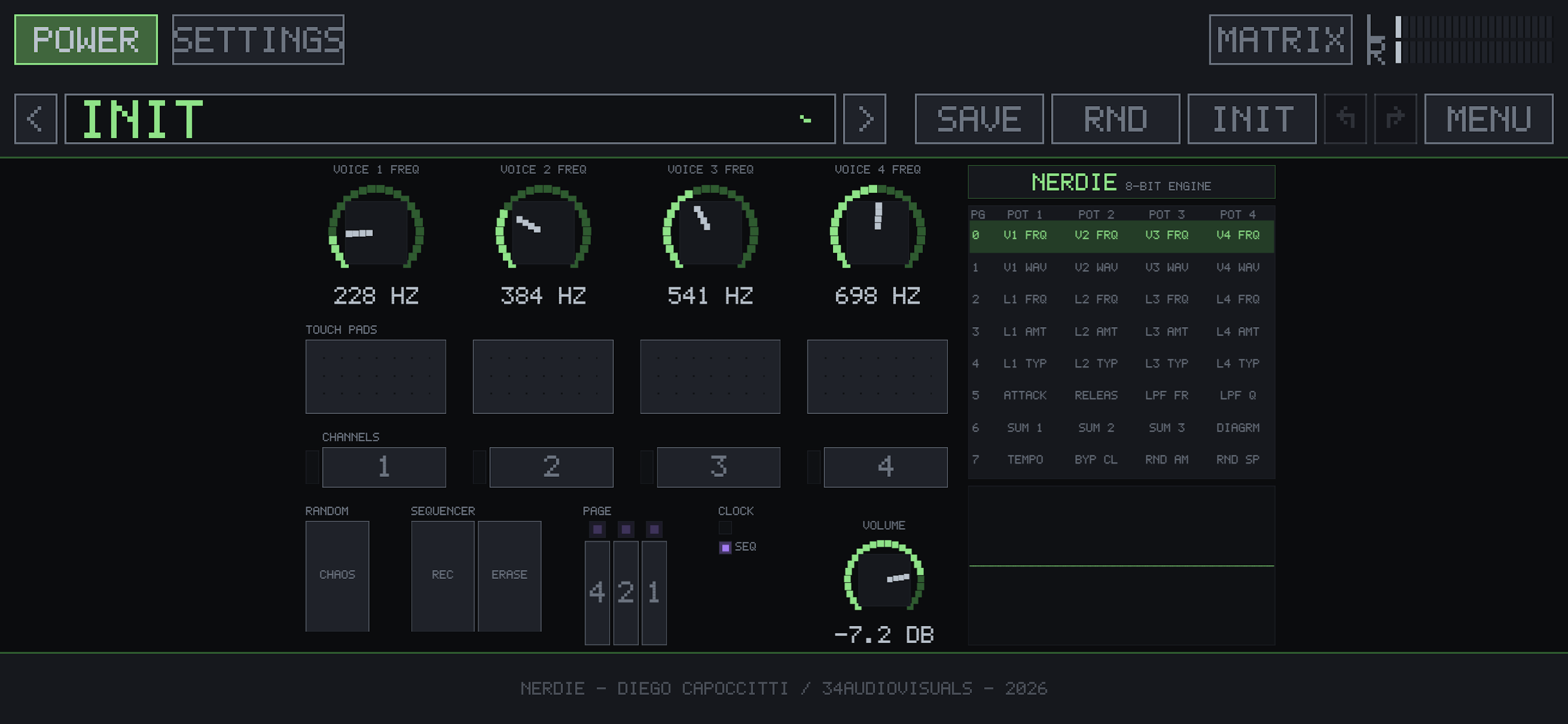 NerDie - 8 bit Noise Machine