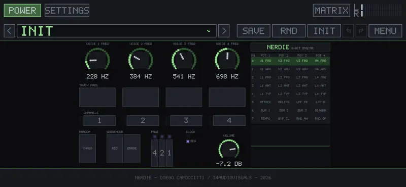 NerDie - 8 bit Noise Machine screenshot 1 of 2