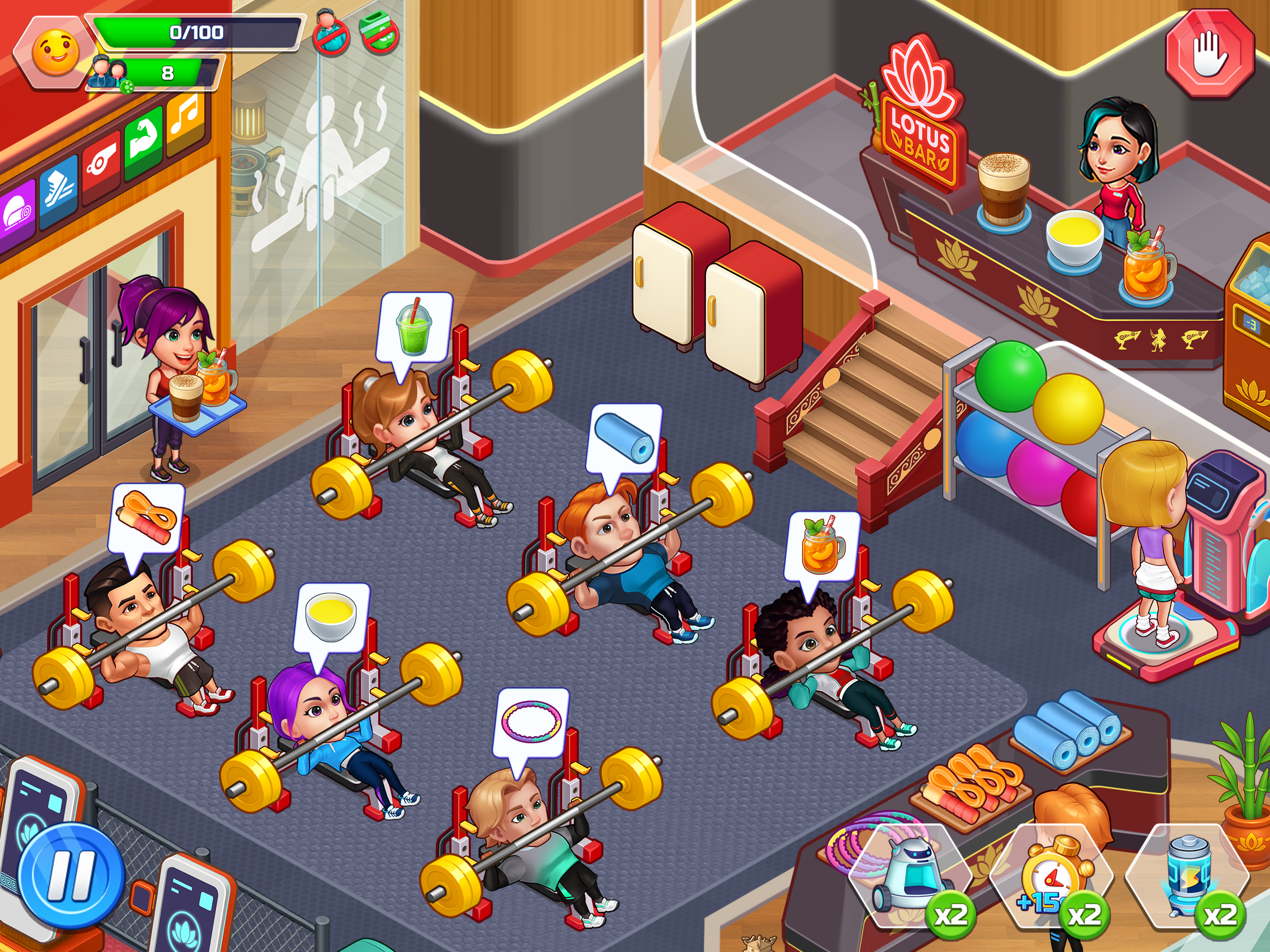 Happy Fitness: Gym Game screenshot 11