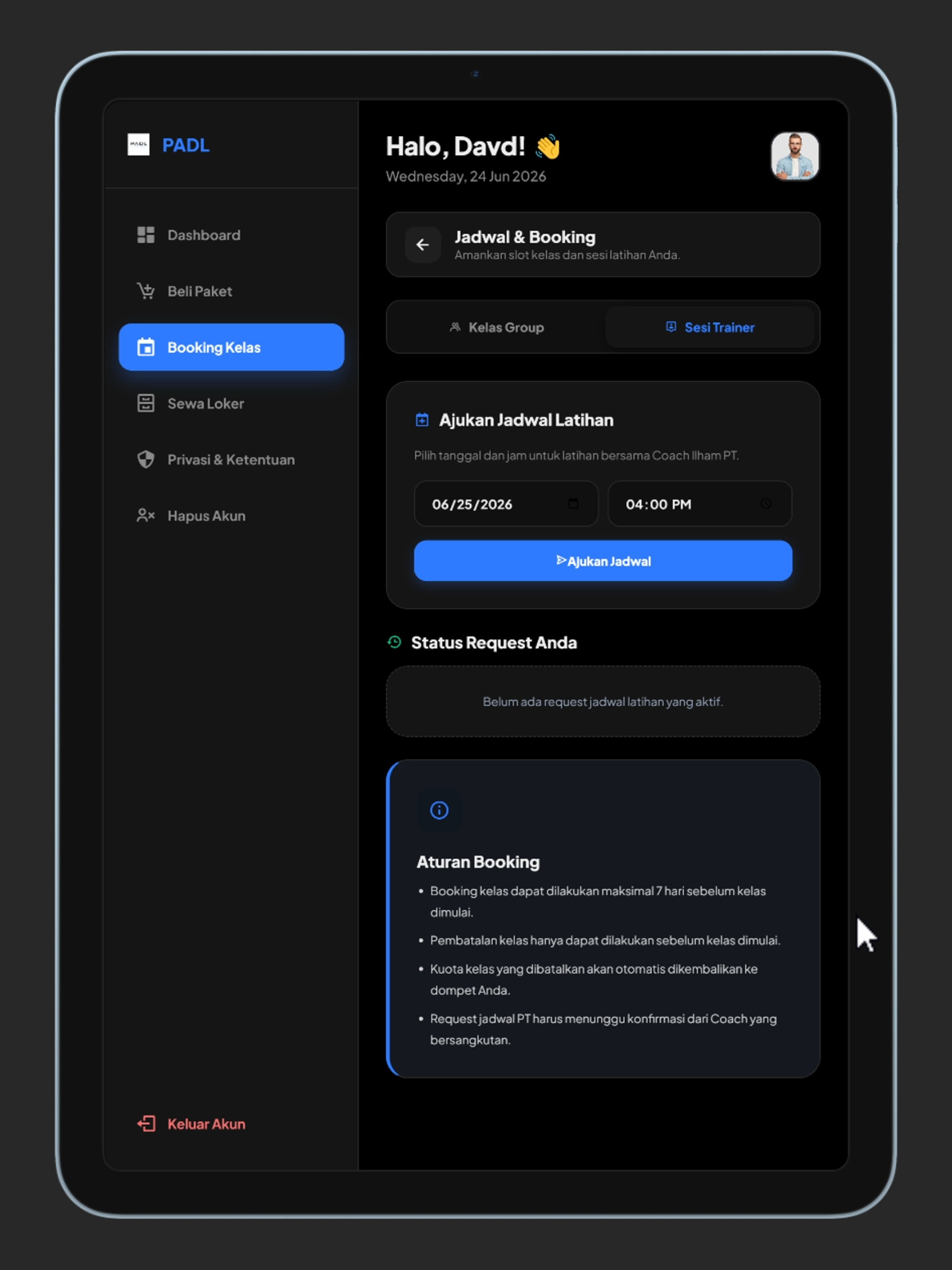 PADL Member Portal screenshot 8