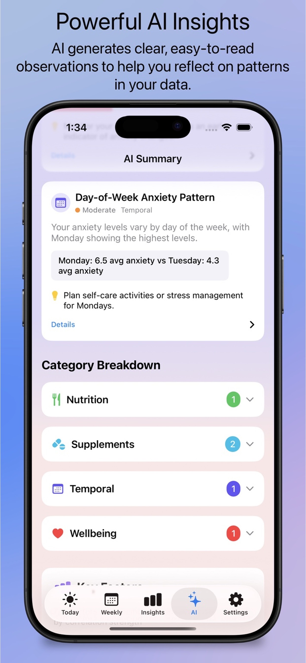 Live With Anxiety: AI tracker screenshot 6