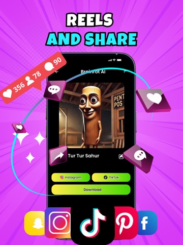 AI Italian Brainrot Creator iPad screenshot