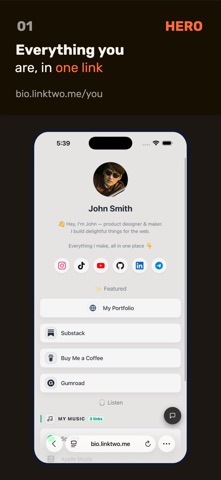 Link2Me - Link in Bio & Chat screenshot