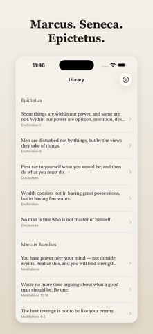 Memento — Daily Stoic iPhone screenshot