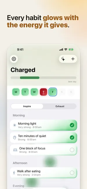 Helio. Energy & Habit Tracker screenshot 1