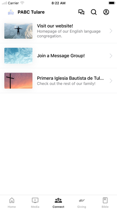 Prosperity Ave Baptist Church Screenshot