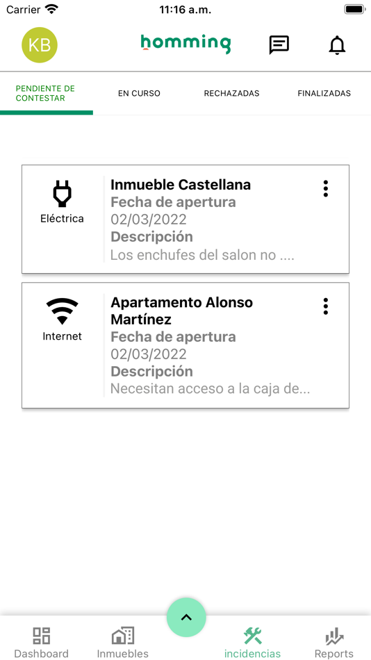 #10. homming (iOS) De: homming