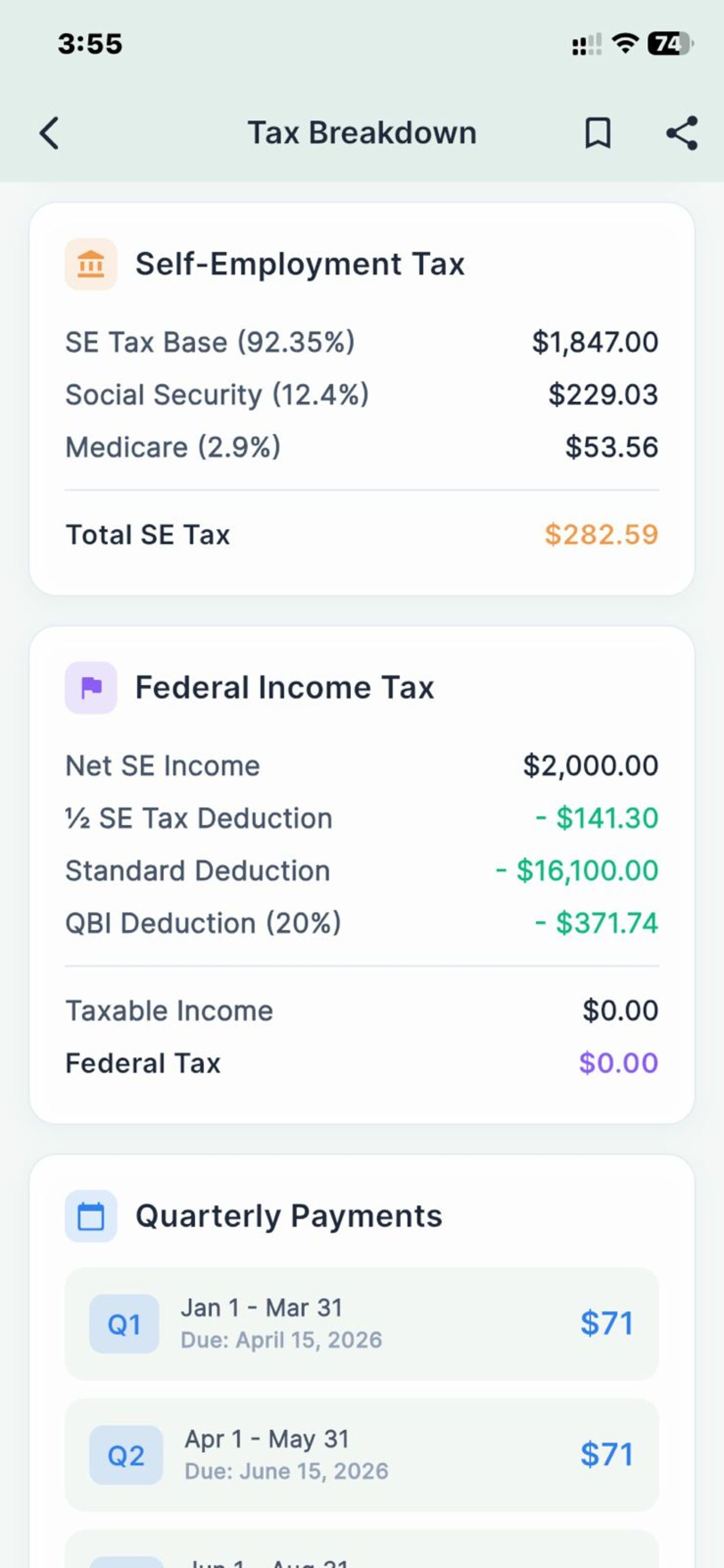 1099 Tax Calculator