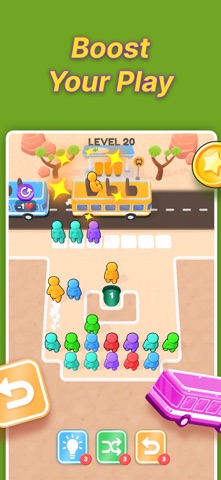 Color Bus Jam Puzzle iPhone screenshot