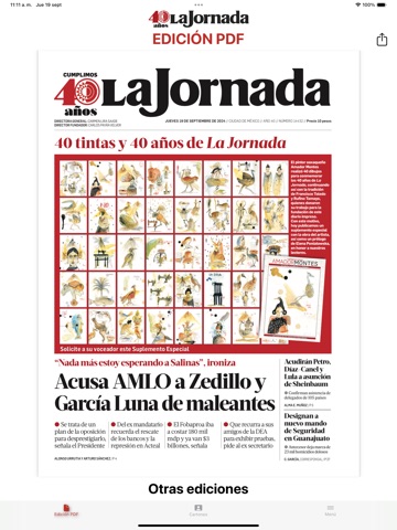 La Jornada iPad screenshot 5