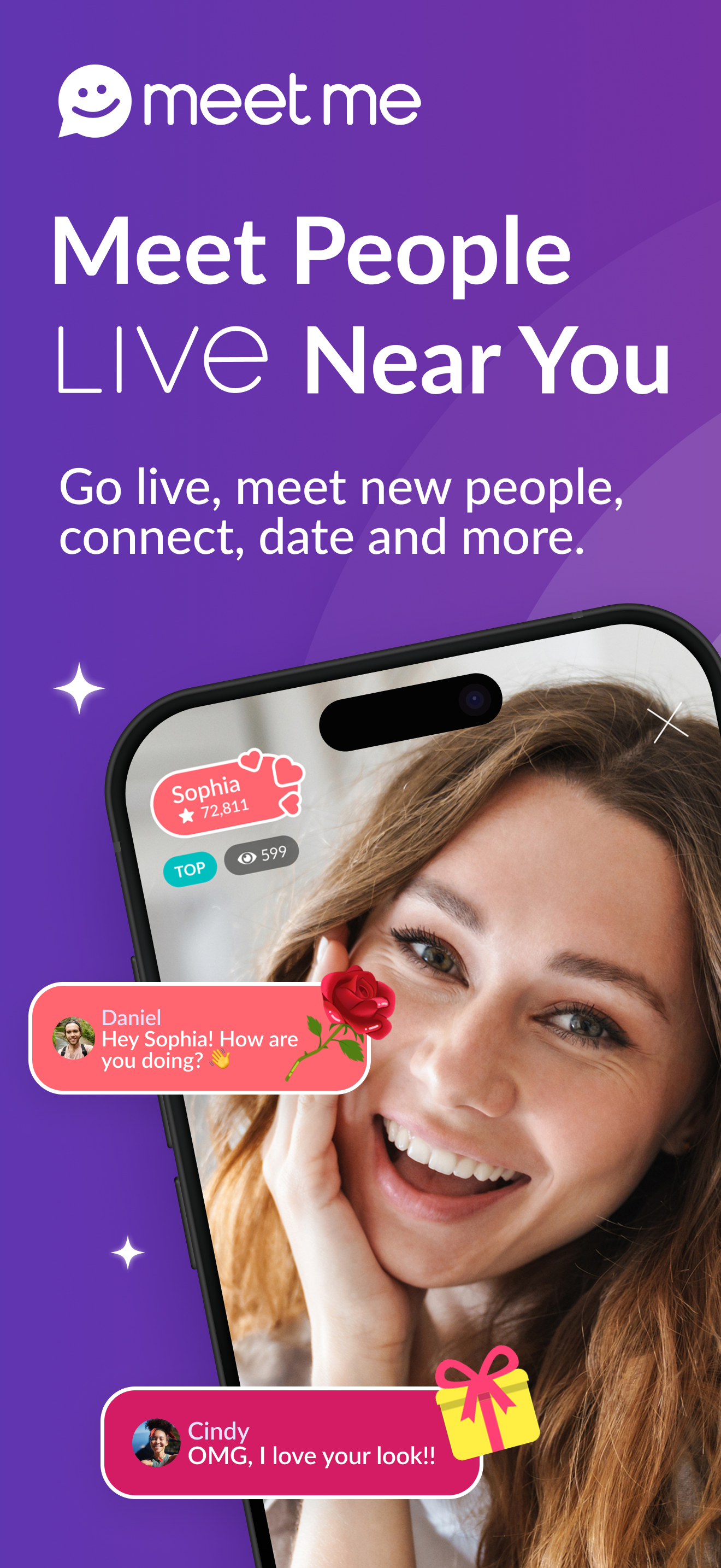 MeetMe: Go Live & Meet People