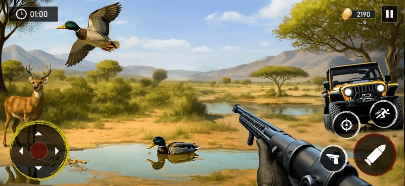 Caza de ciervos salvaje FPS screenshot 3