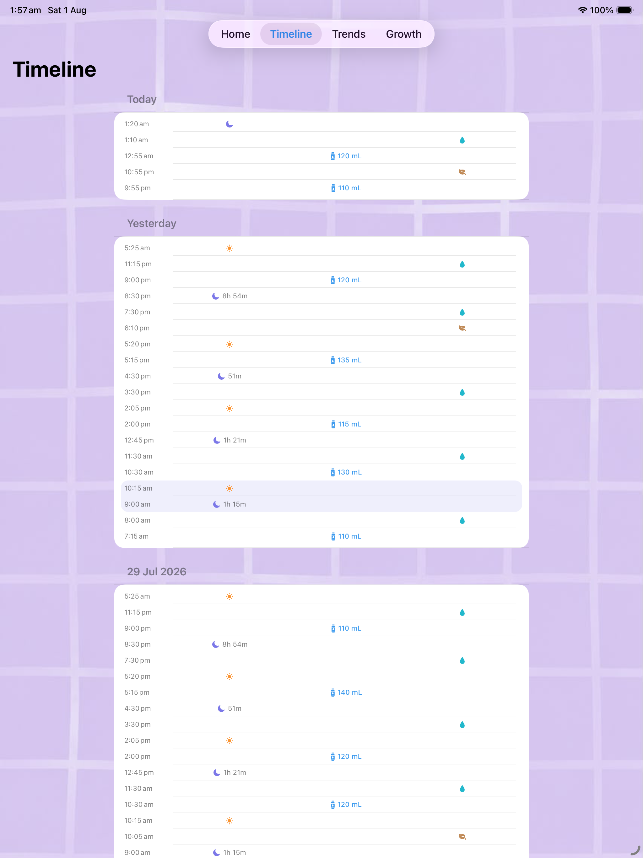 Little Worm: Baby Tracker screenshot 6