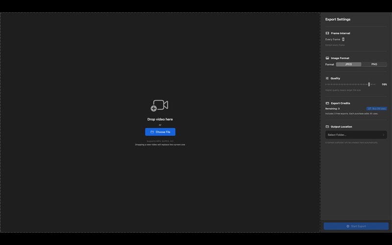 VideoToPictureExtractor screenshot