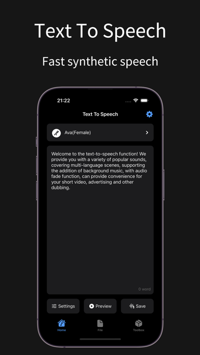 Text To Speech & Voice Over Screenshot