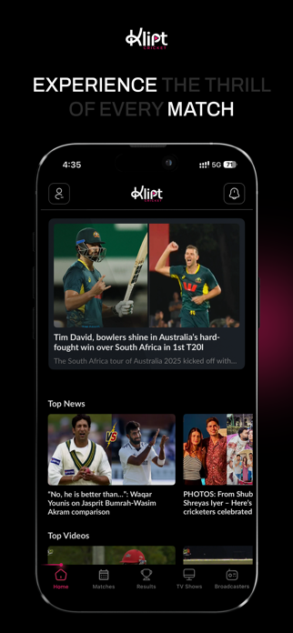 Klipt Cricket Screenshot 1 of 4