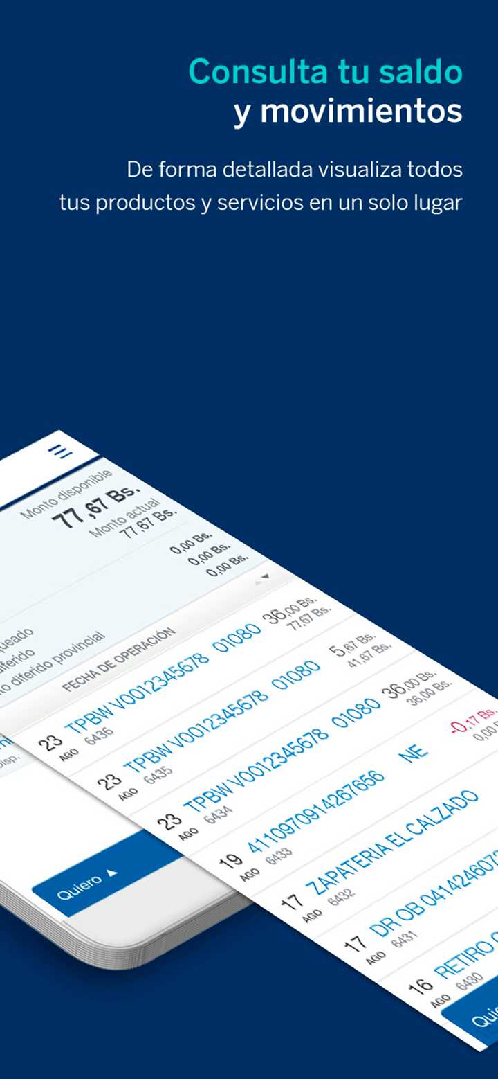 BBVA Provinet Móvil | VE screenshot 4