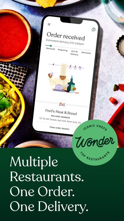 Wonder: Food Delivery